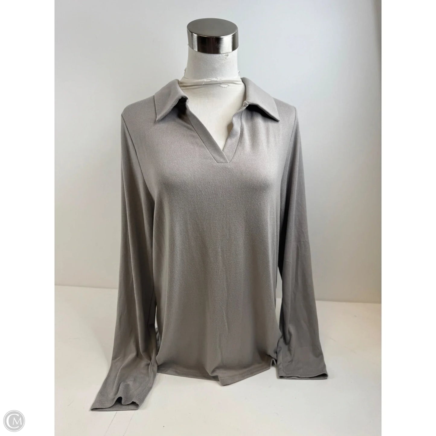 Top Long Sleeve By Lularoe In Grey, Size: M