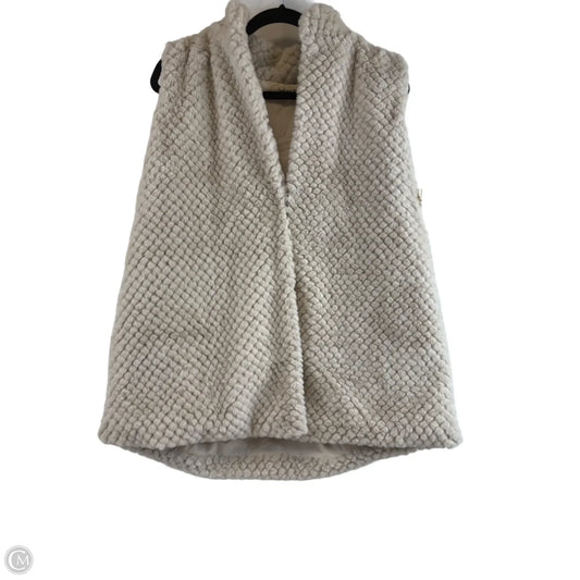 Vest Faux Fur & Sherpa By Indigo Soul In Beige, Size: Xl