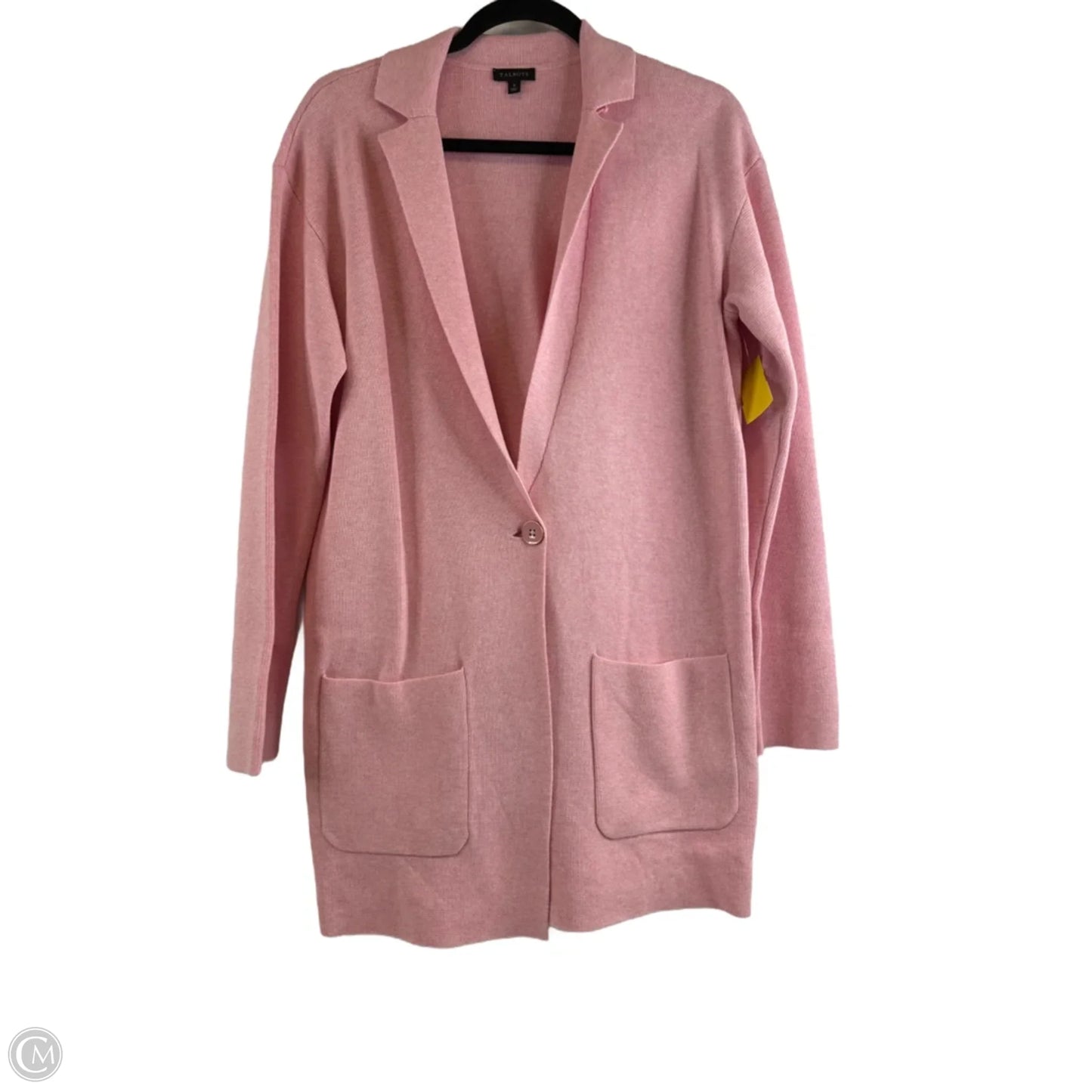 Sweater Cardigan By Talbots In Pink, Size: S