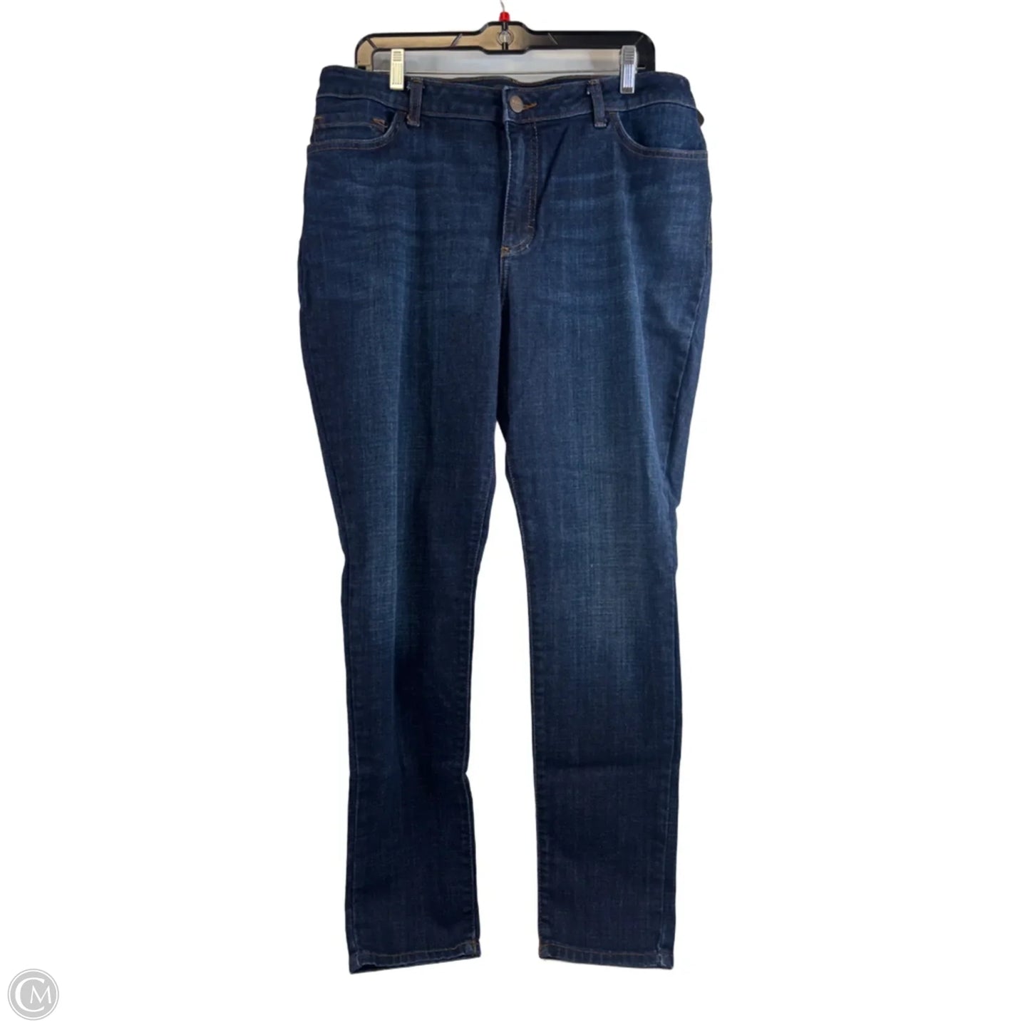 Jeans Skinny By Lee In Blue Denim, Size: 18