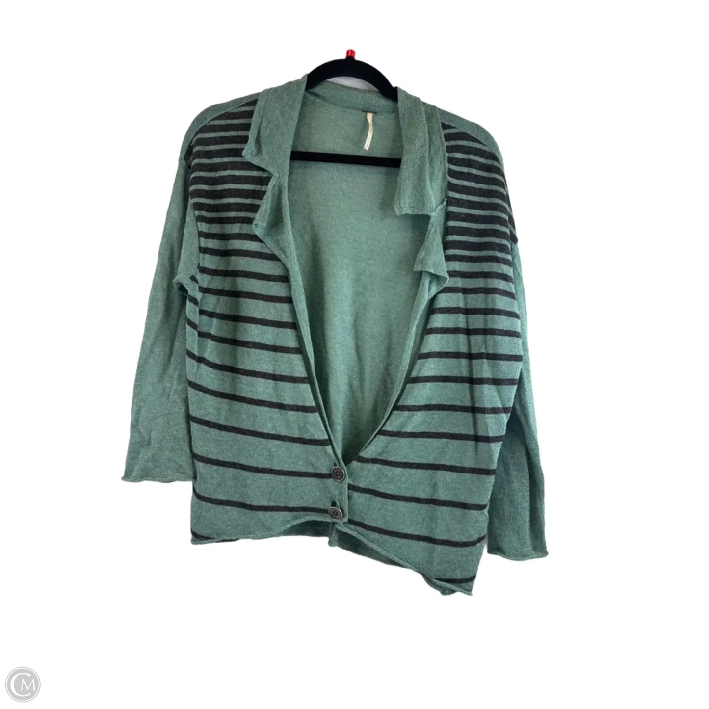 Cardigan By Free People In Black & Green, Size: S