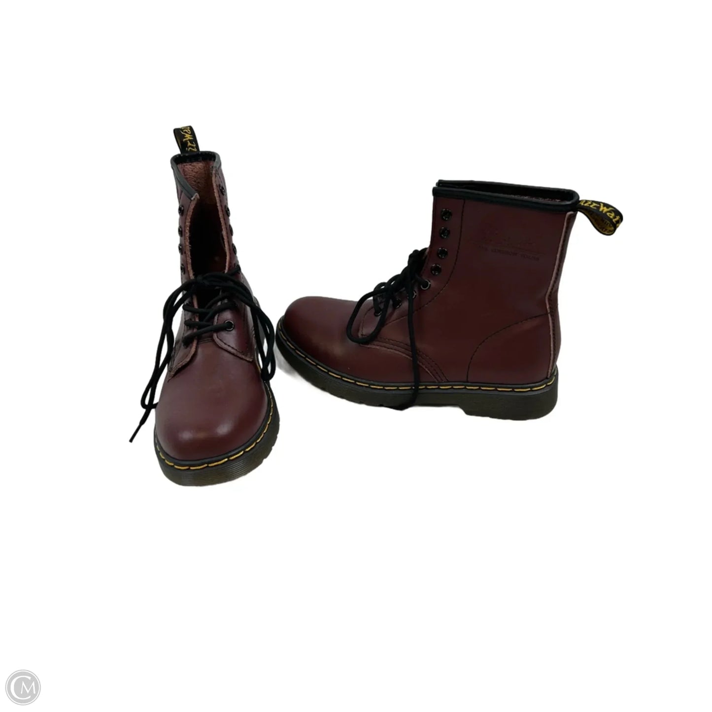 Boots Ankle Flats By Dr Martens In Red, Size: 9