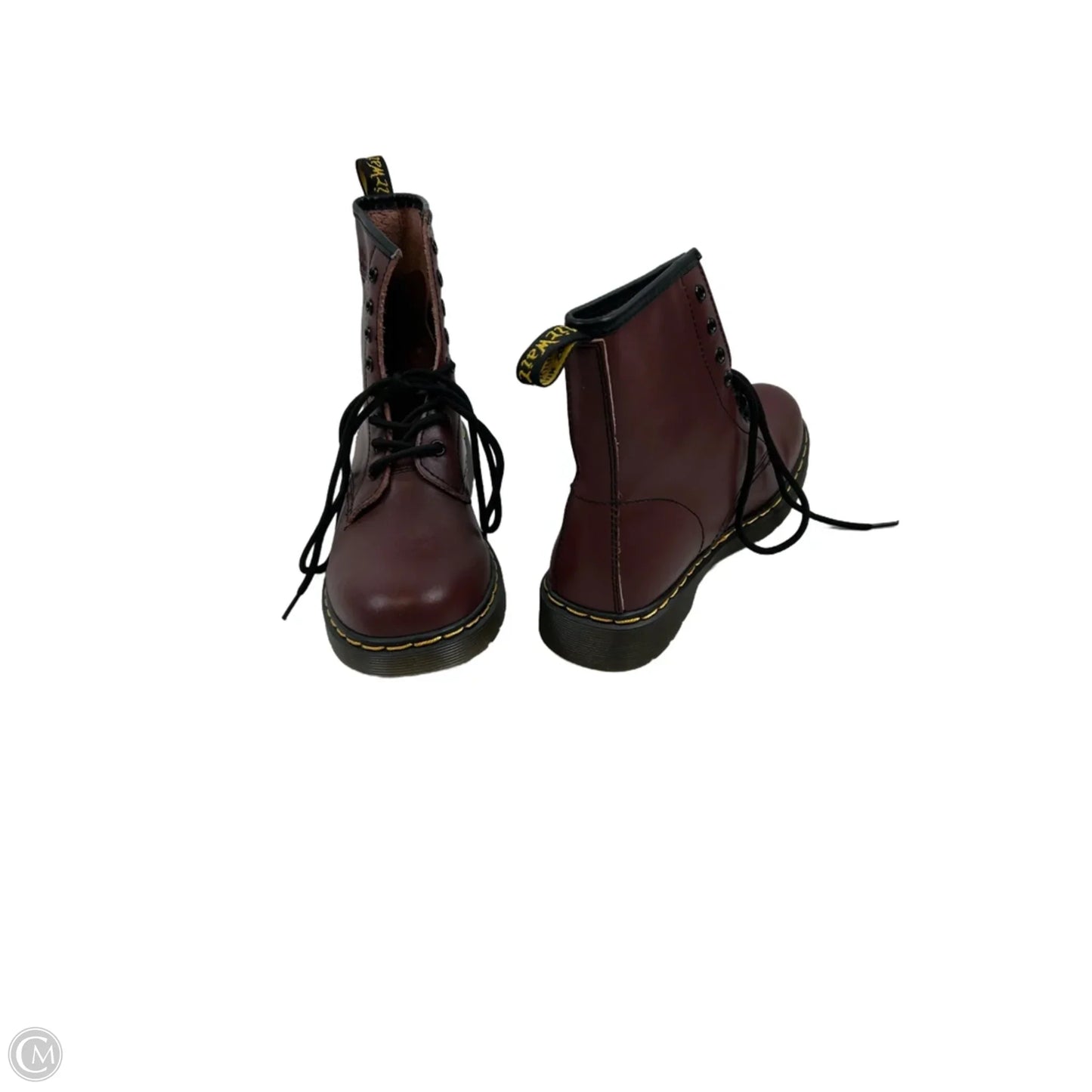 Boots Ankle Flats By Dr Martens In Red, Size: 9