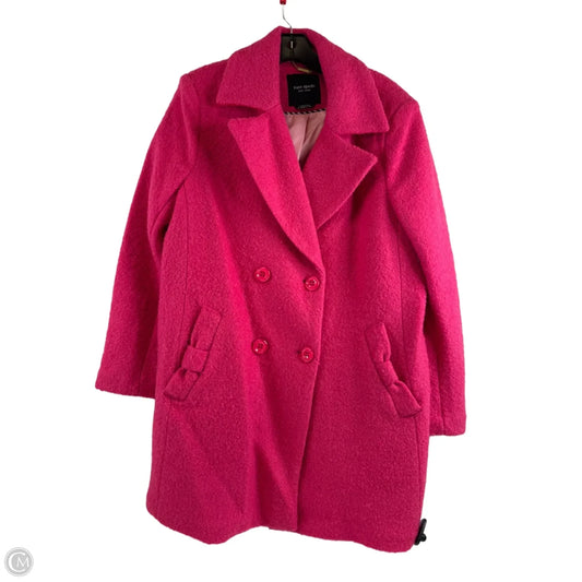 Coat Designer By Kate Spade In Pink, Size: L