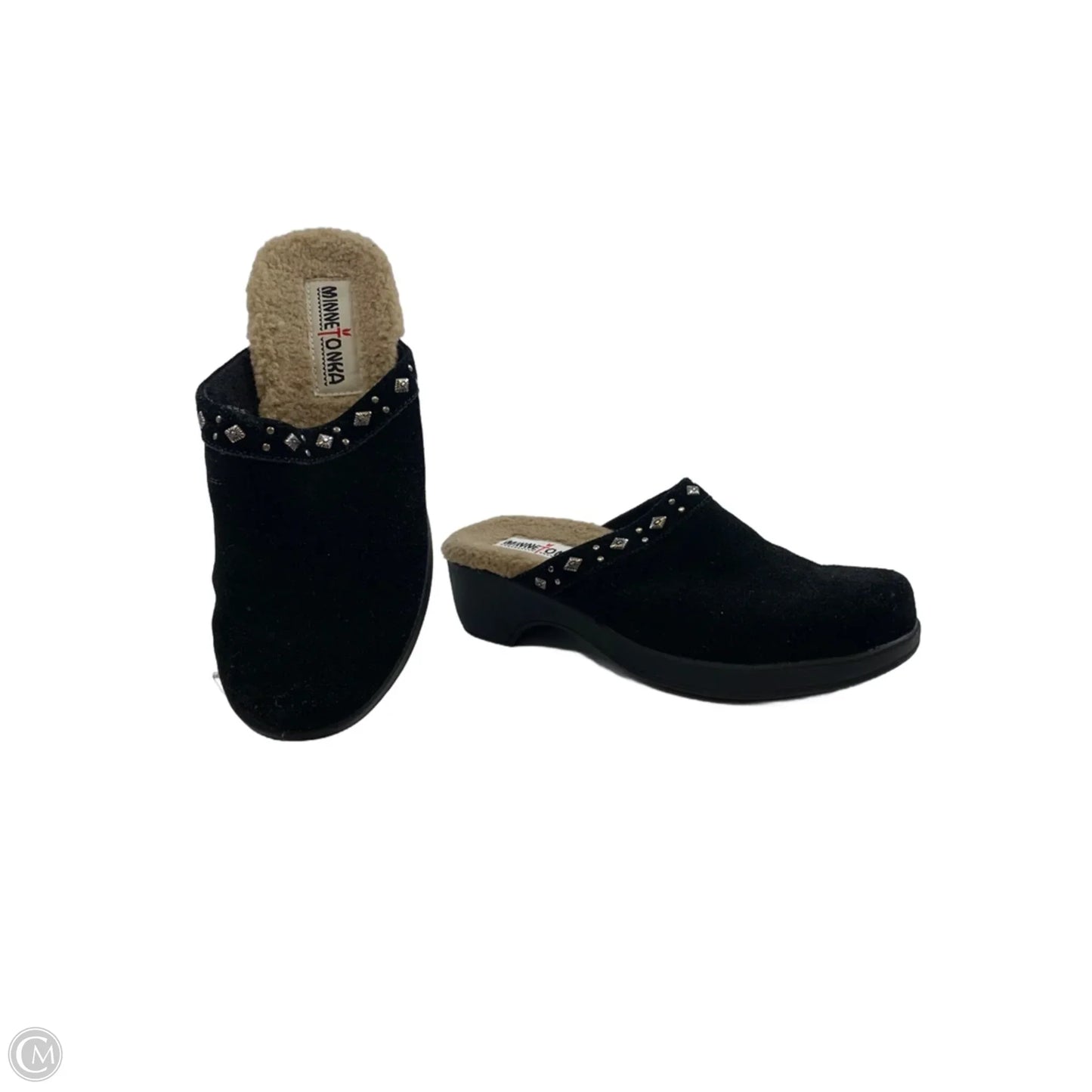 Shoes Heels Block By Minnetonka In Black, Size: 6