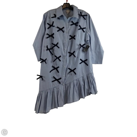 Dress Casual Midi By Maeve In Blue, Size: Xsp