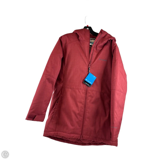 Coat Puffer & Quilted By Columbia In Red, Size: L