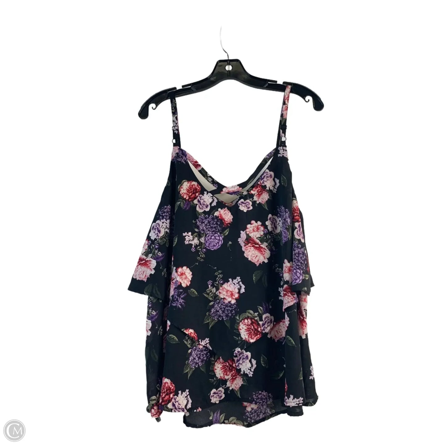 Top Cami By Torrid In Black & Pink, Size: L