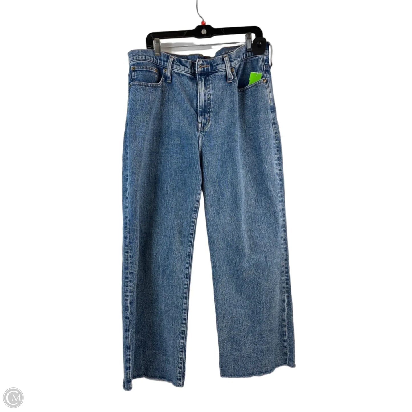 Jeans Wide Leg By J. Crew In Blue Denim, Size: 12
