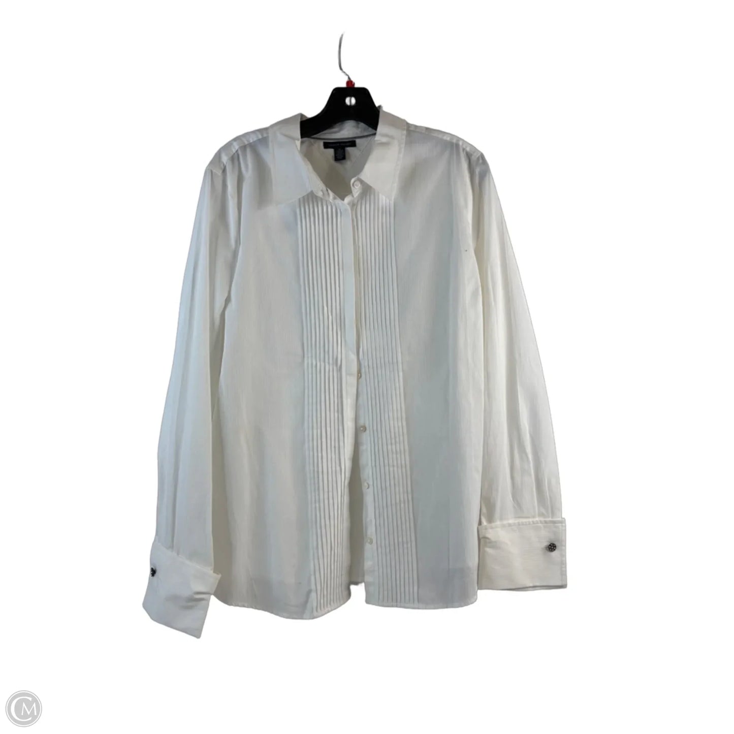 Top Long Sleeve By Tommy Hilfiger In White, Size: Xl