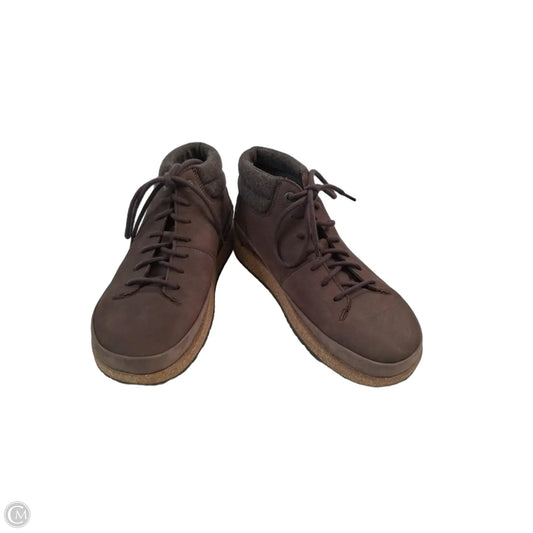 Boots Ankle Flats By Birkenstock In Brown, Size: 8.5