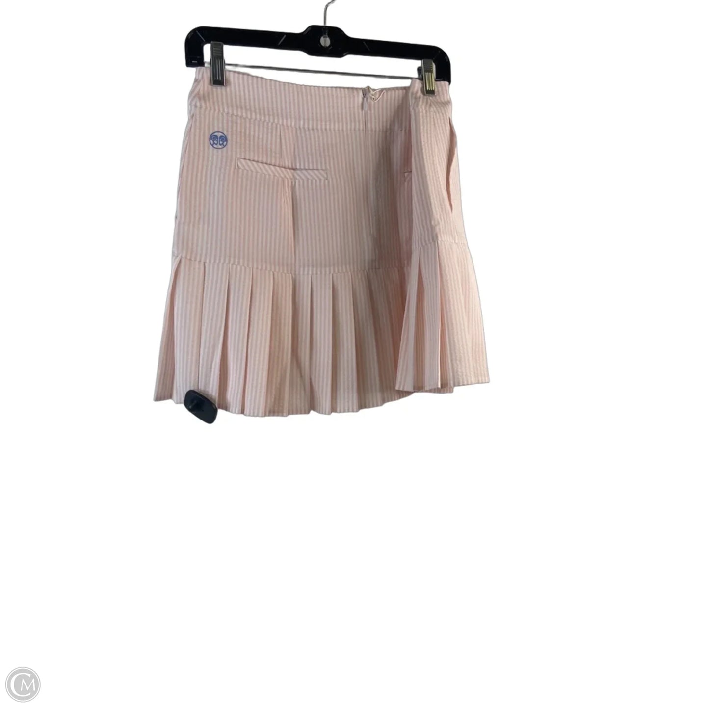 Skort By Clothes Mentor In Pink & White, Size: 6
