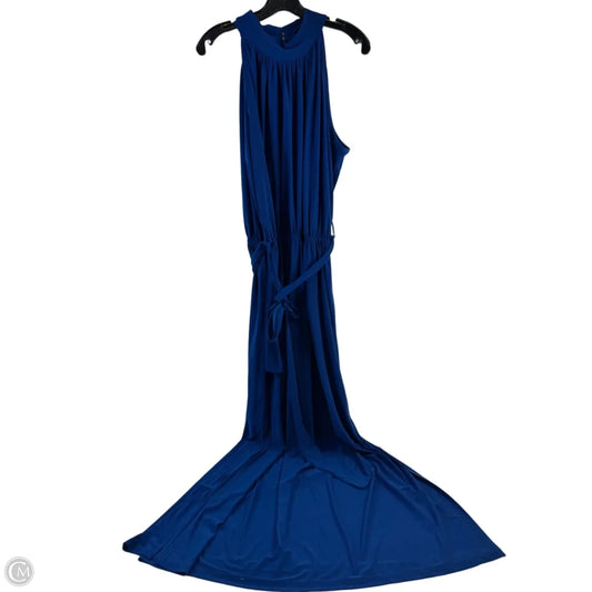 Dress Casual Maxi By Ashley Stewart In Blue, Size: 1x
