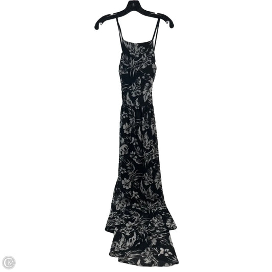 Dress Casual Midi By Hollister In Black & White, Size: M