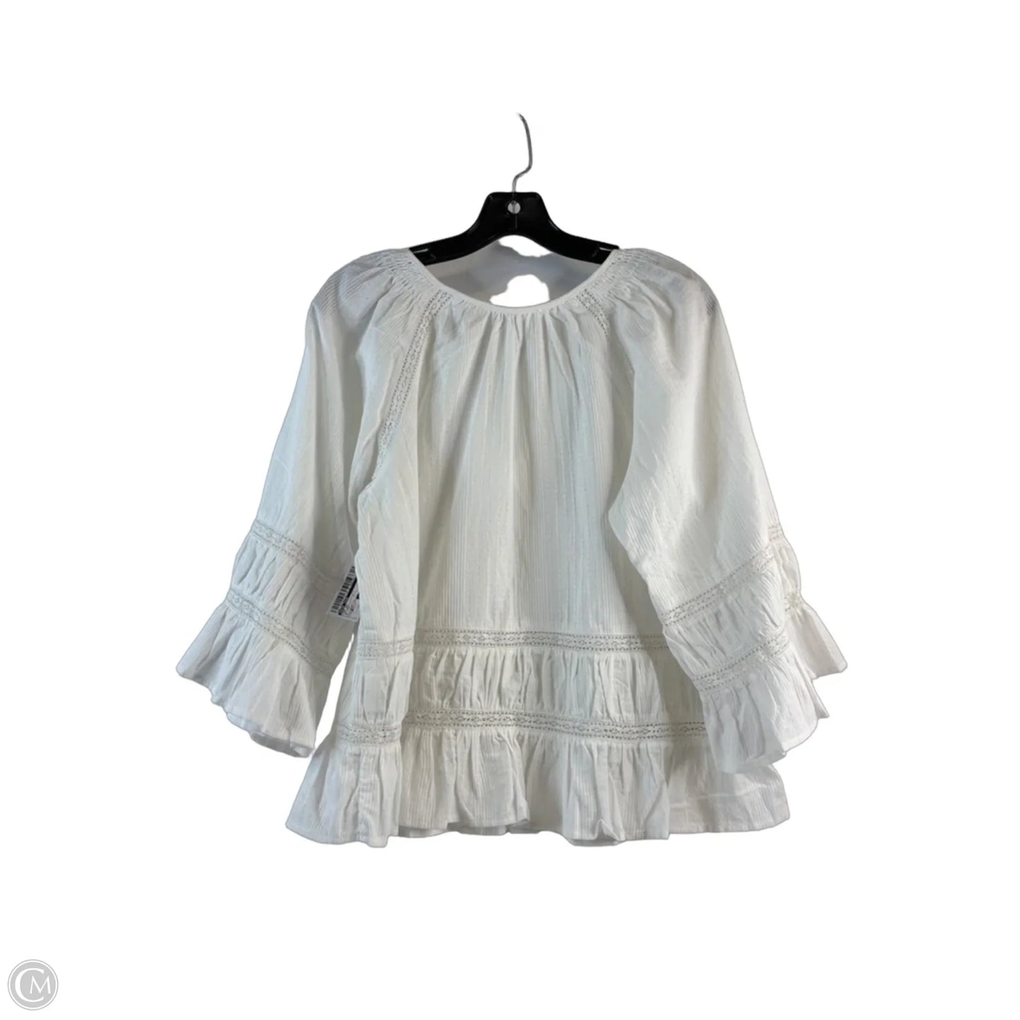 Top Short Sleeve By Dear John In White, Size: M