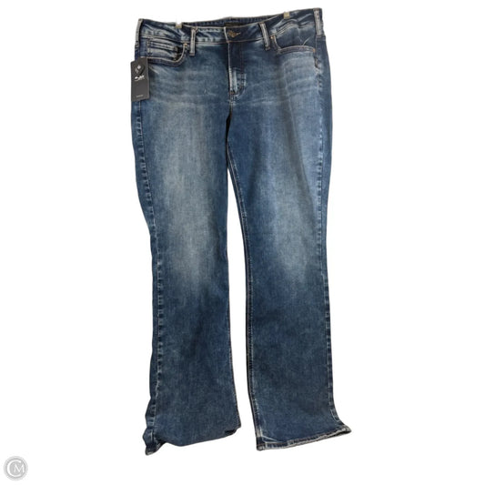 Jeans Boot Cut By Clothes Mentor In Blue Denim, Size: 16