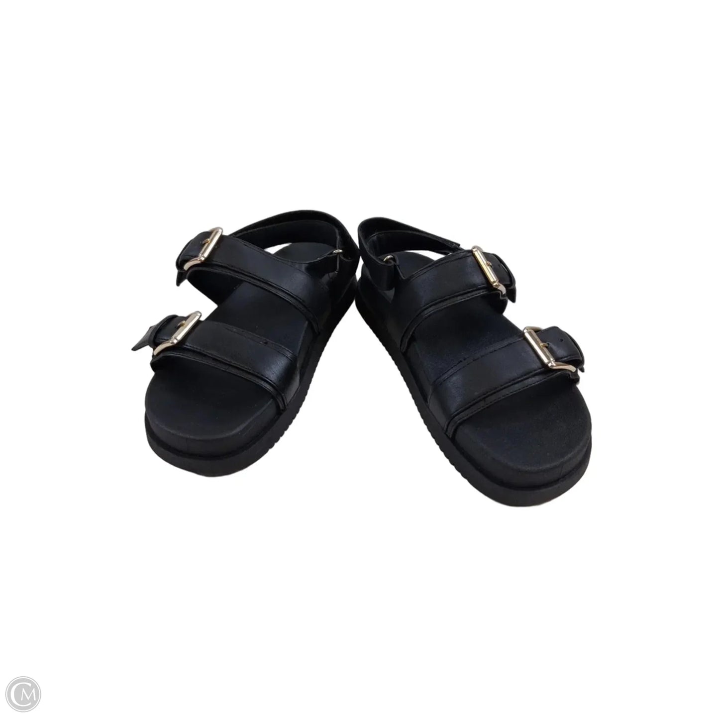 Sandals Heels Platform By Madden Girl In Black, Size: 7.5
