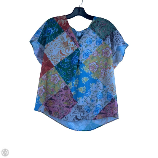 Top Short Sleeve By Cupcakes And Cashmere In Multi-colored, Size: S