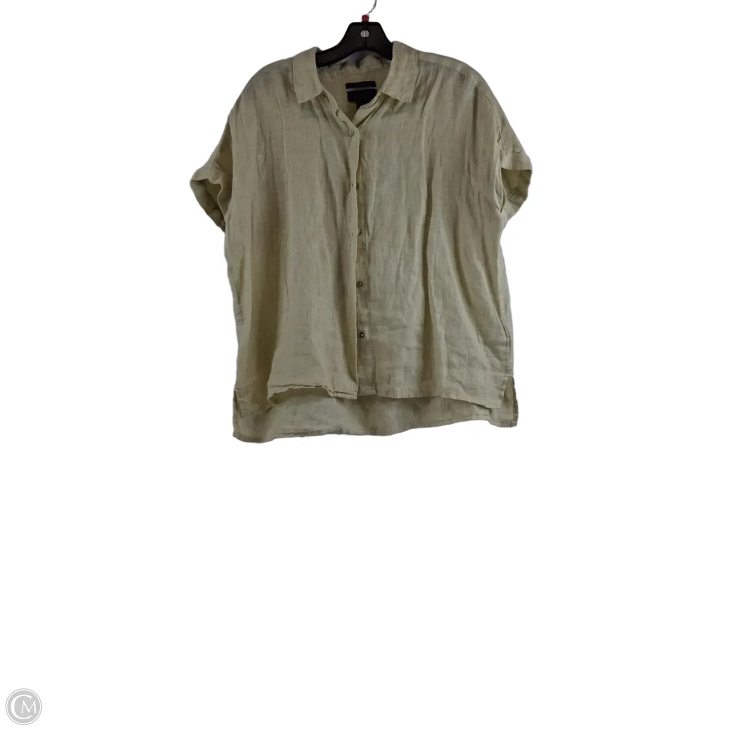 Top Short Sleeve By Rachel Zoe In Yellow, Size: M
