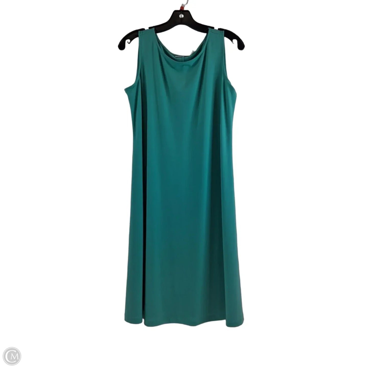 Dress Casual Midi By Susan Graver In Aqua, Size: Mp