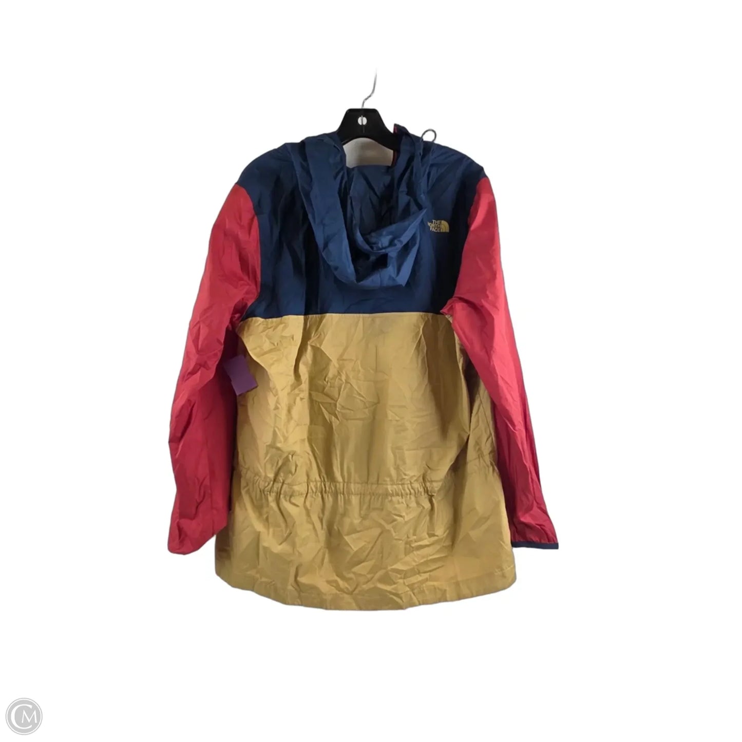 Athletic Jacket By The North Face In Blue & Yellow, Size: L