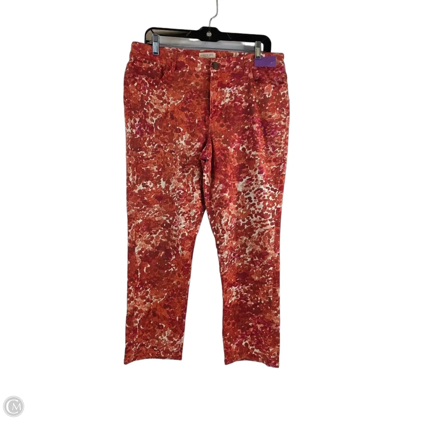 Jeans Jeggings By Coldwater Creek In Orange, Size: 12
