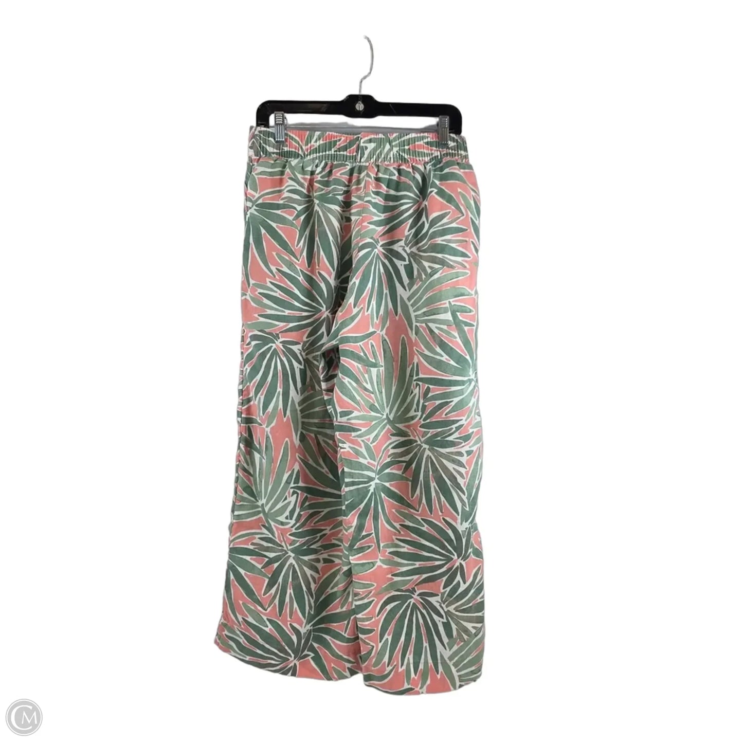 Pants Wide Leg By Sigrid Olsen In Green & Pink, Size: 8