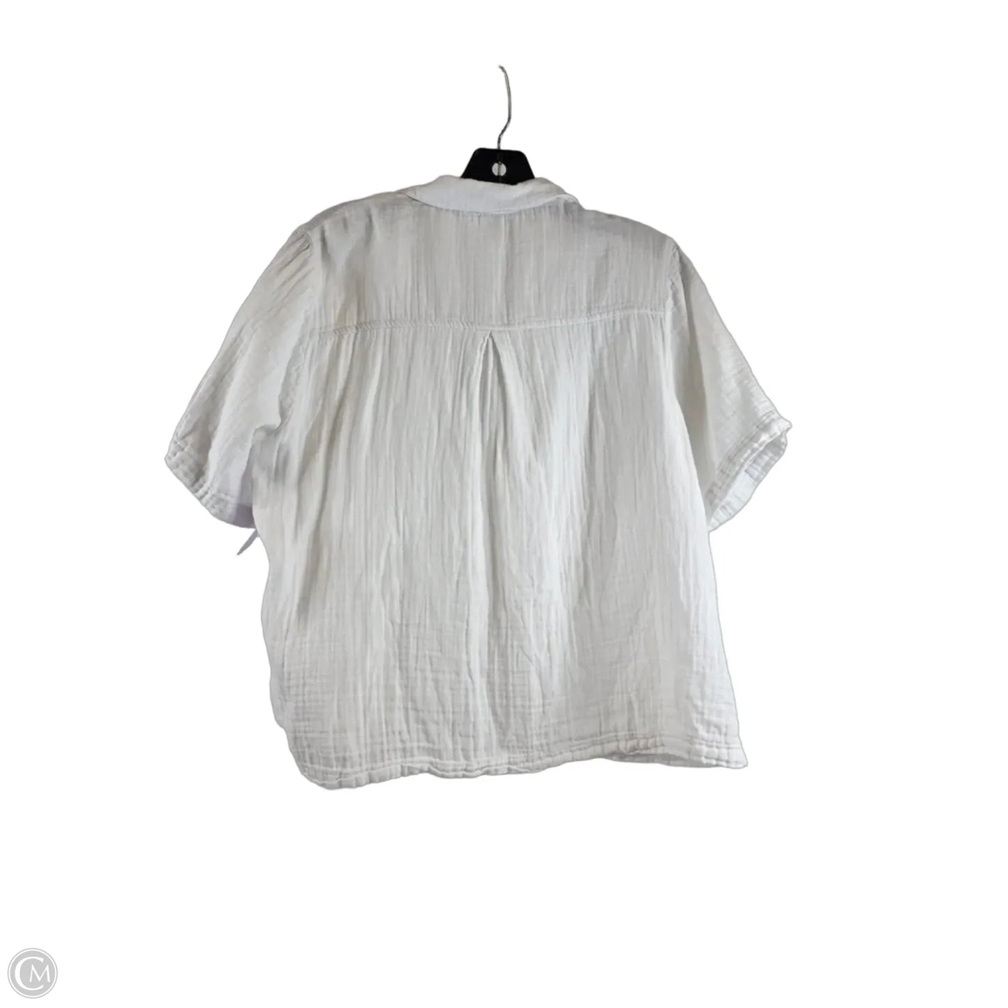 Top Short Sleeve By Old Navy In White, Size: S