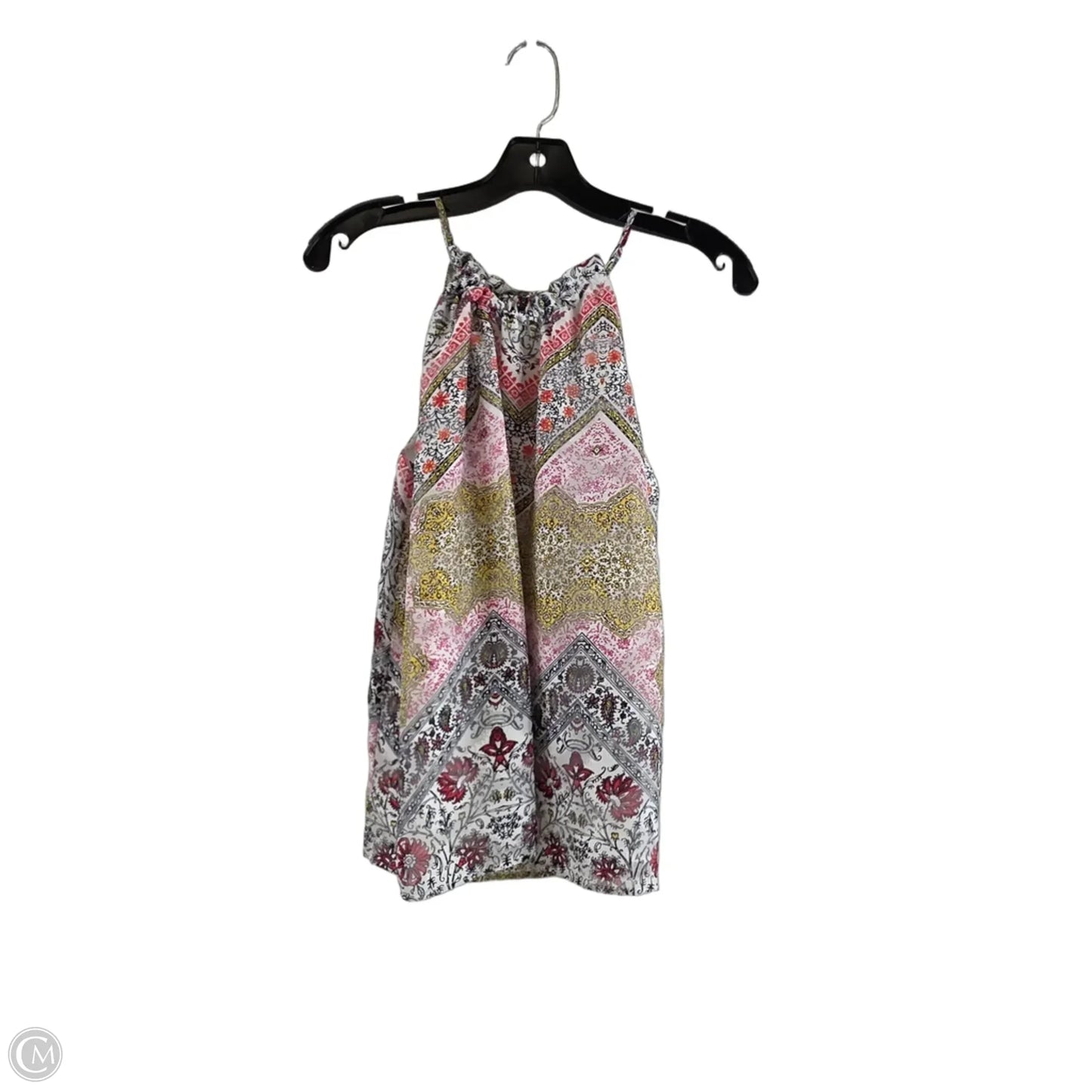 Top Sleeveless By Loft In Red & White, Size: Xs