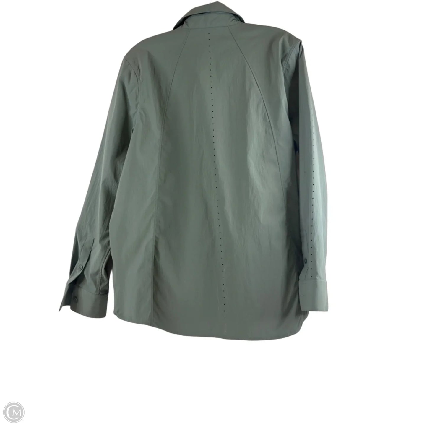 Top Long Sleeve By Athleta In Green, Size: L