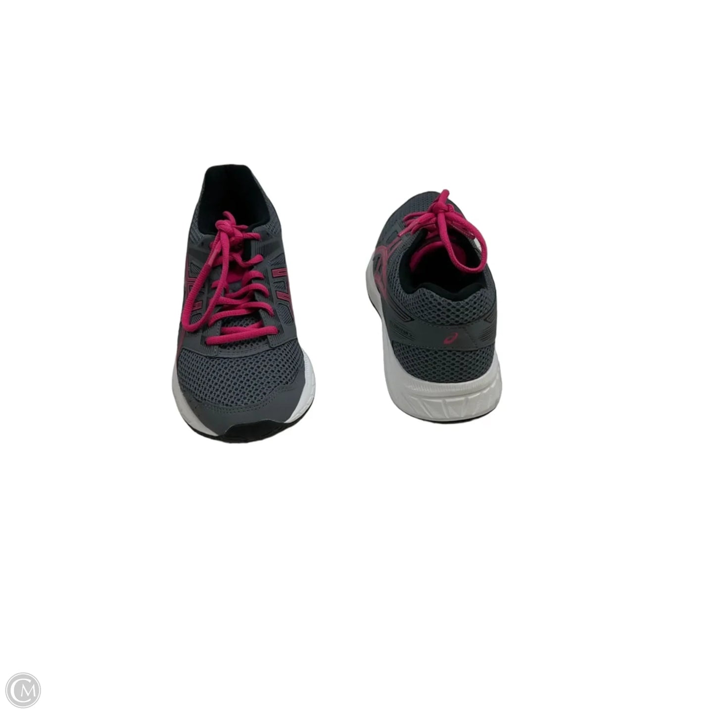 Shoes Athletic By Asics In Grey & Pink, Size: 6.5