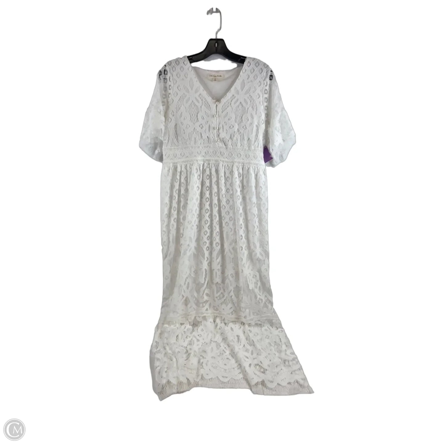 Dress Casual Maxi By Clothes Mentor In White, Size: S