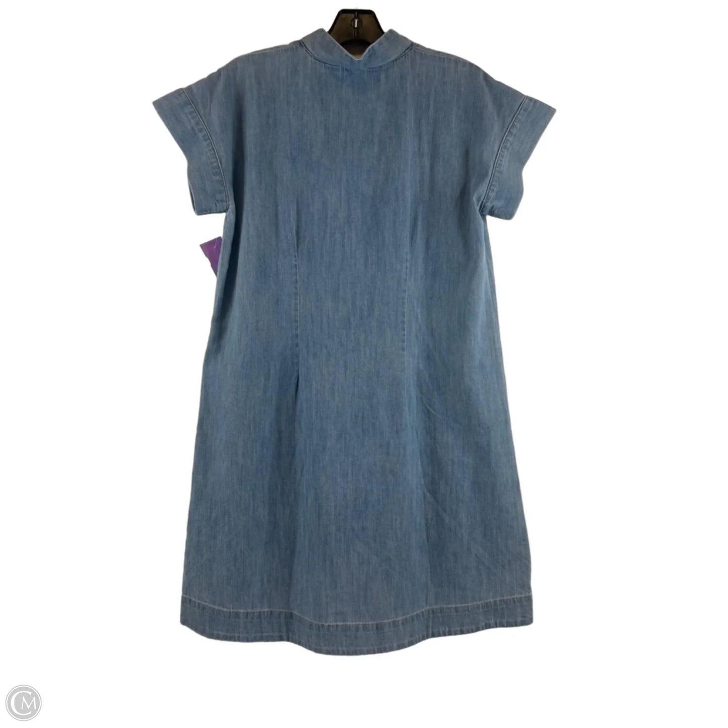 Top Short Sleeve By Talbots In Blue Denim, Size: Xsp