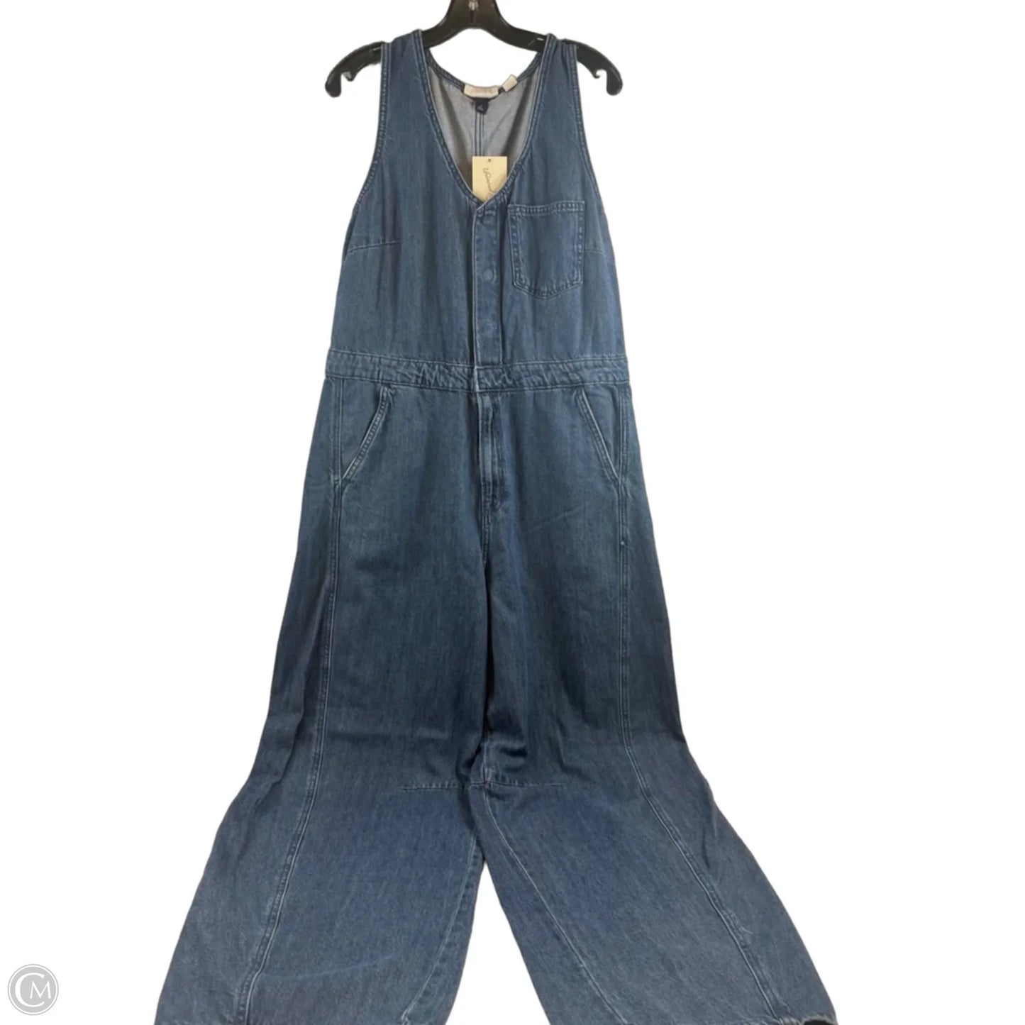 Jumpsuit By Universal Thread In Blue Denim, Size: L