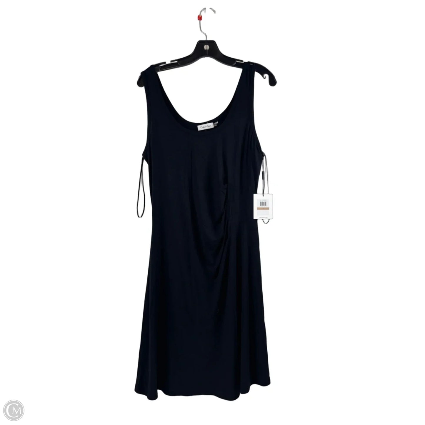 Dress Casual Midi By Calvin Klein In Black, Size: L