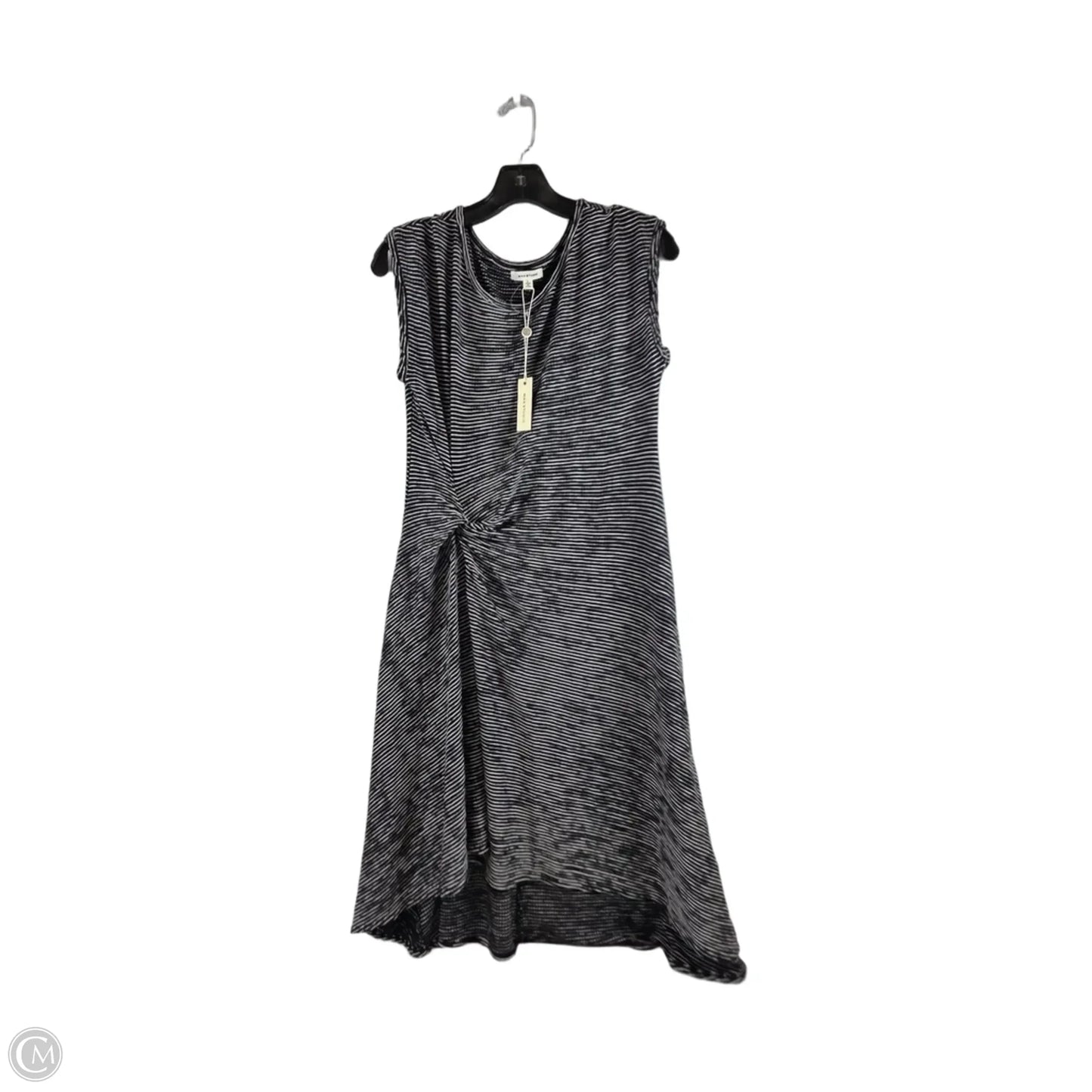 Dress Casual Midi By Max Studio In Black & Cream, Size: L