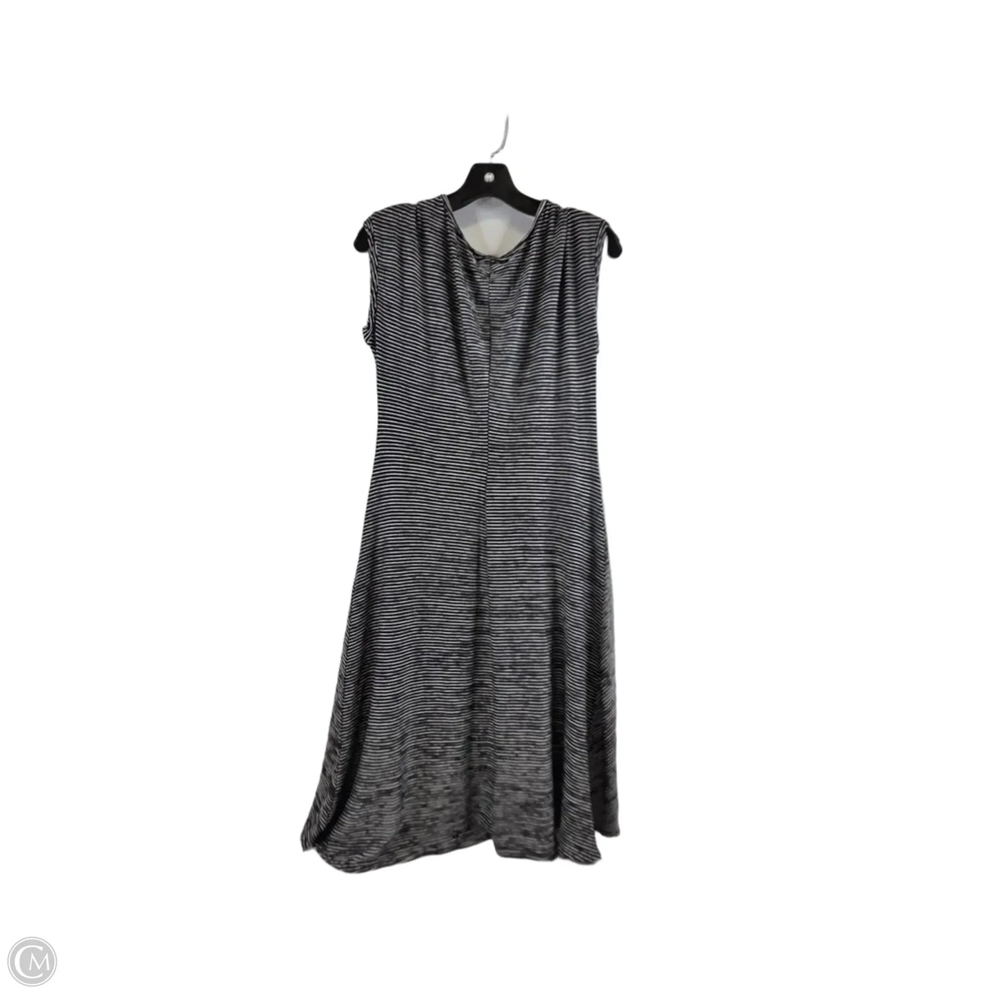 Dress Casual Midi By Max Studio In Black & Cream, Size: L