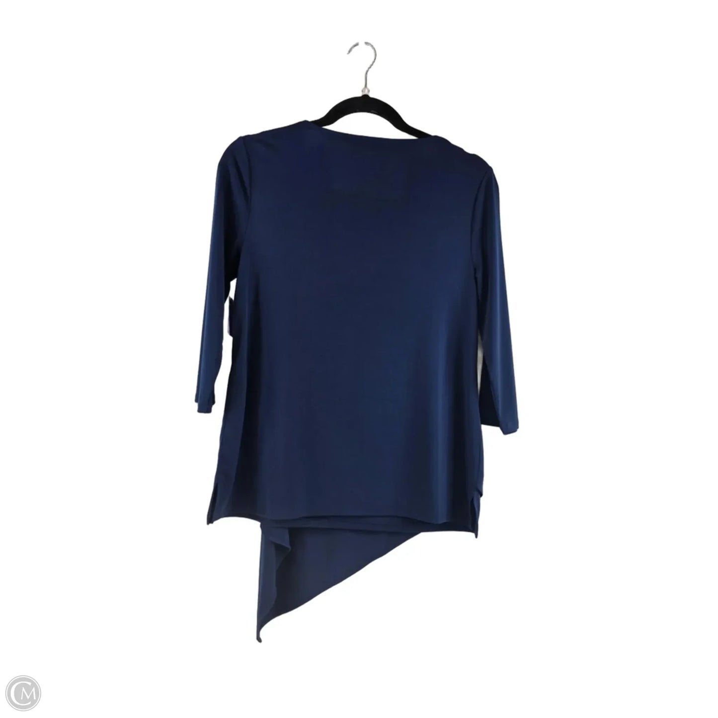 Top Long Sleeve By Chicos In Navy, Size: Sp