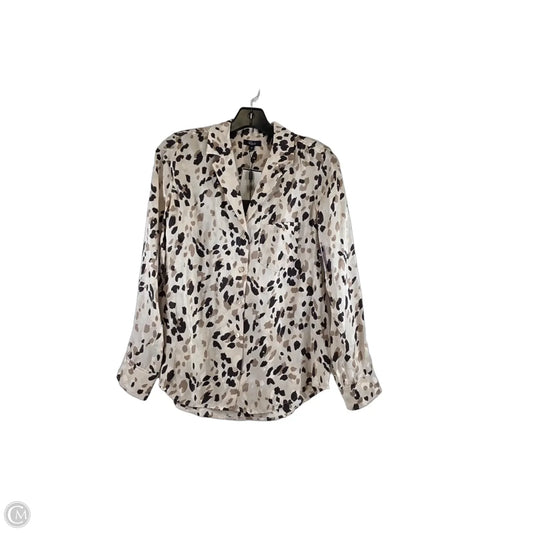 Top Long Sleeve By Rails In Brown & Tan, Size: Xs