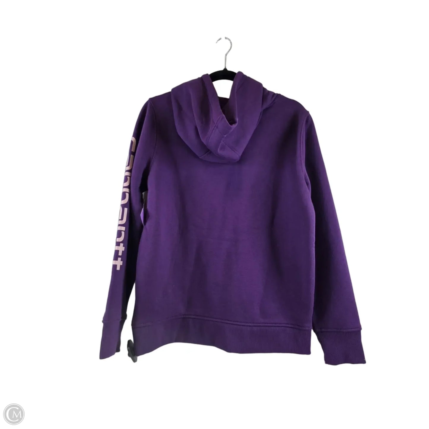 Athletic Sweatshirt Hoodie By Carhartt In Purple, Size: S