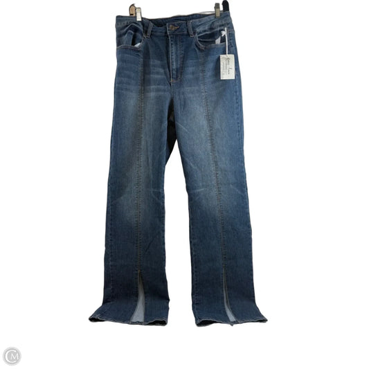 Jeans Boot Cut By Grace & Lace In Blue Denim, Size: 14
