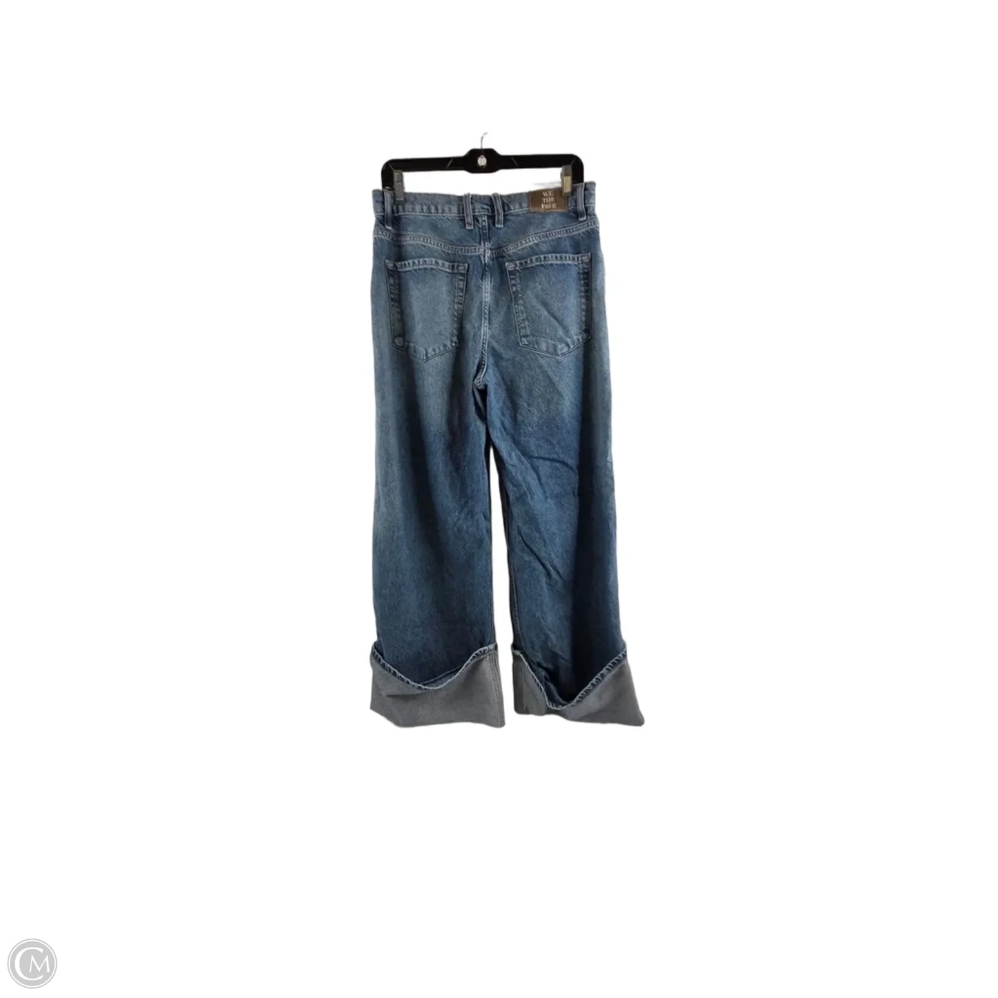 Jeans Wide Leg By We The Free In Blue Denim, Size: 6