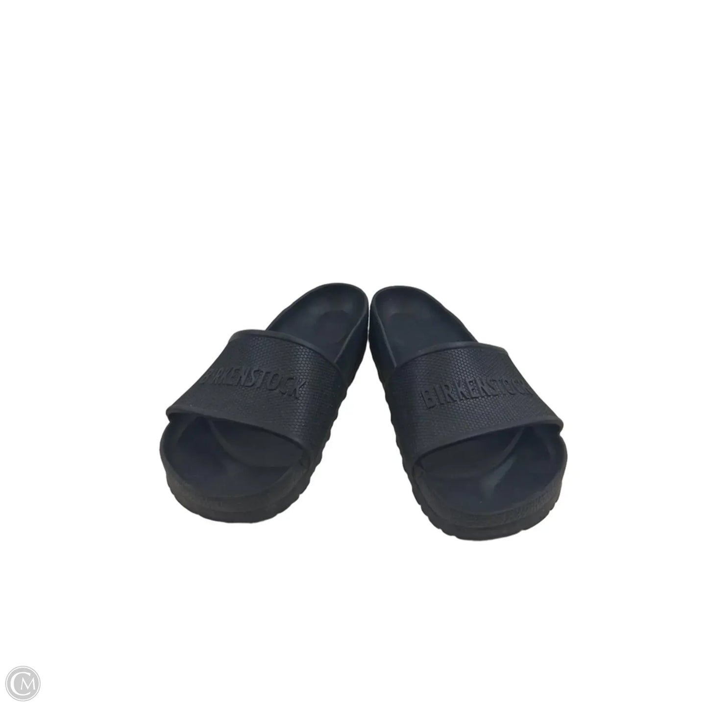 Sandals Flats By Birkenstock In Black, Size: 7