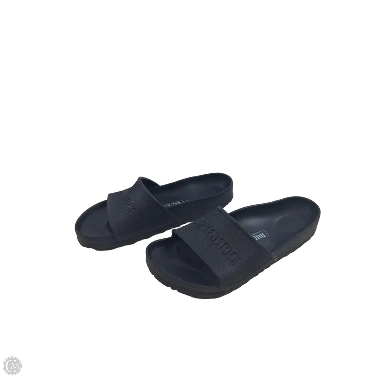 Sandals Flats By Birkenstock In Black, Size: 7