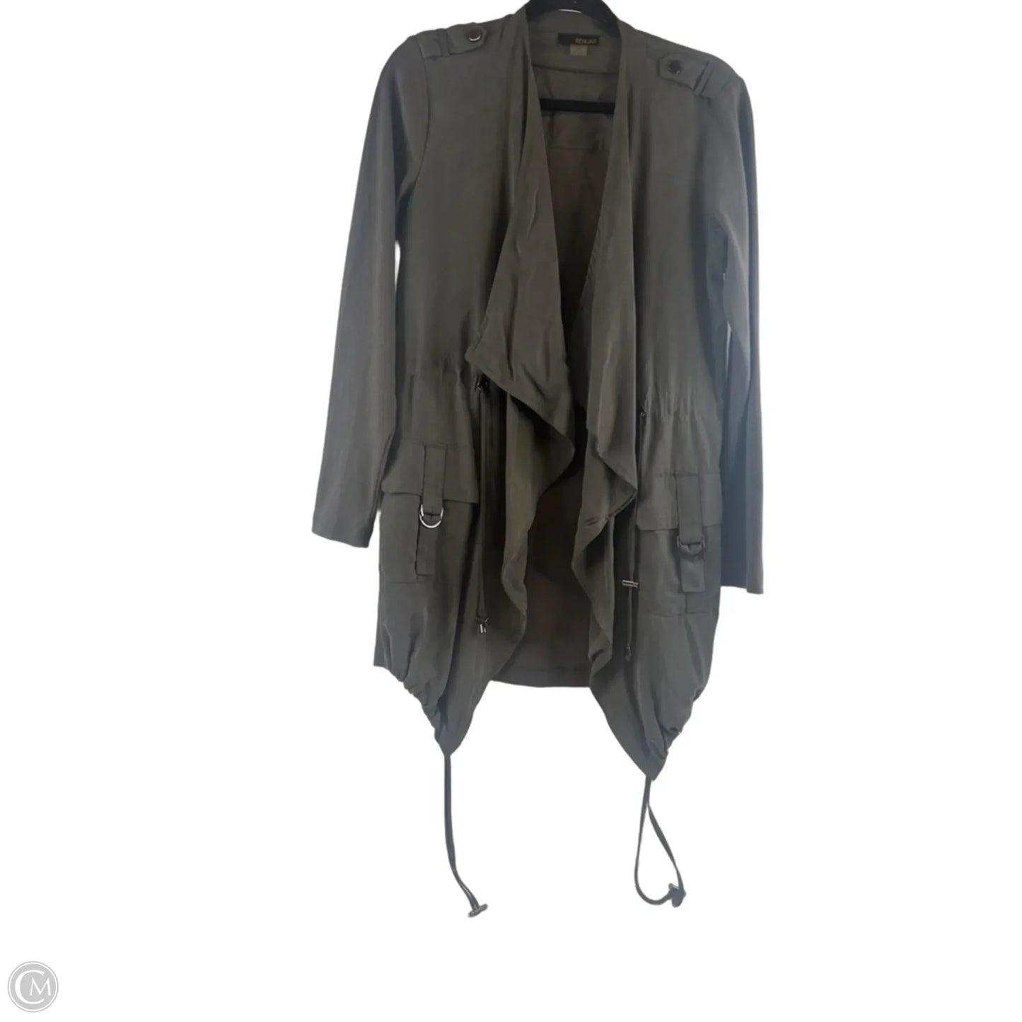 Blazer By Clothes Mentor In Green, Size: M
