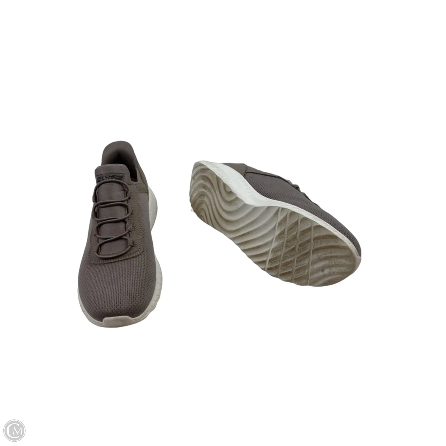 Shoes Athletic By Skechers In Taupe, Size: 7.5