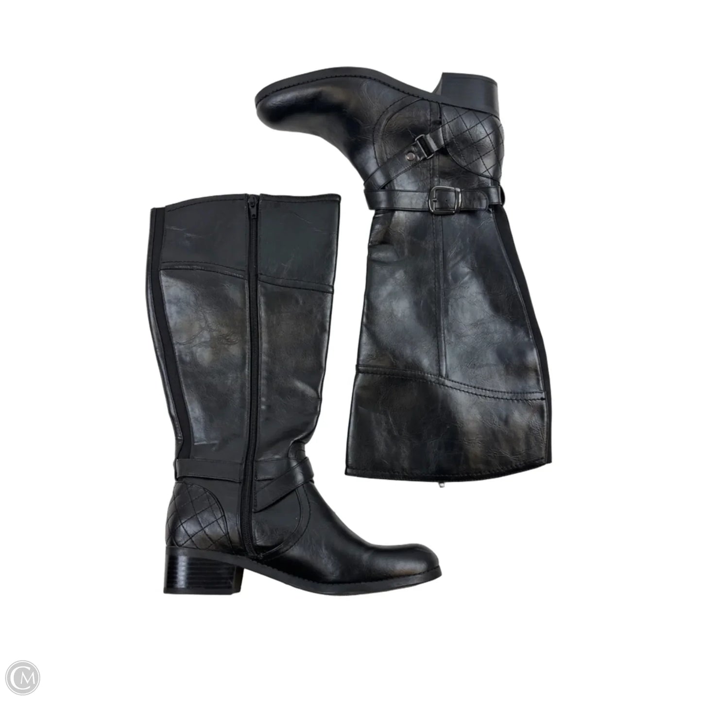 Boots Knee Flats By Bare Traps In Black, Size: 9