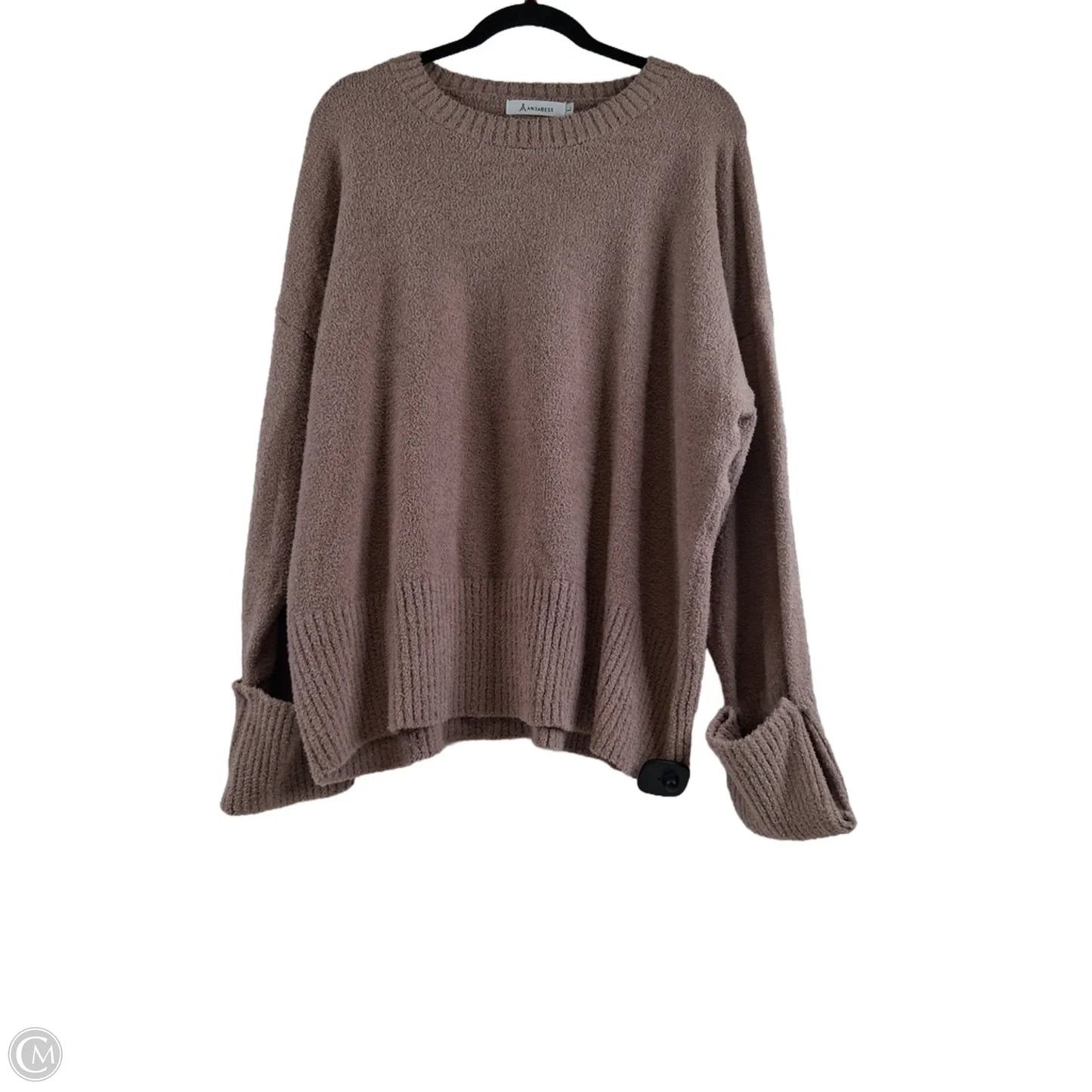 Sweater By Clothes Mentor In Mauve, Size: L