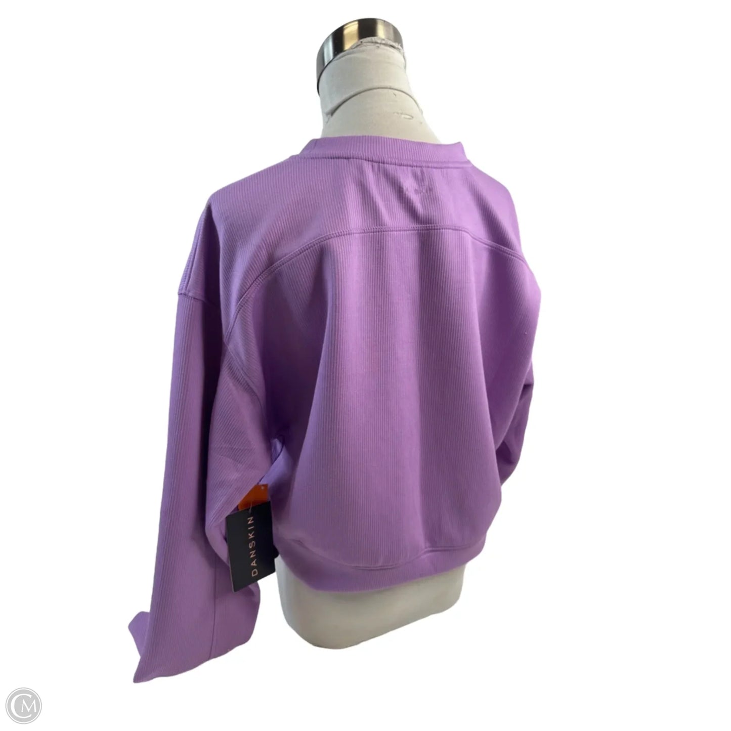 Athletic Top Long Sleeve Crewneck By Danskin In Purple, Size: S
