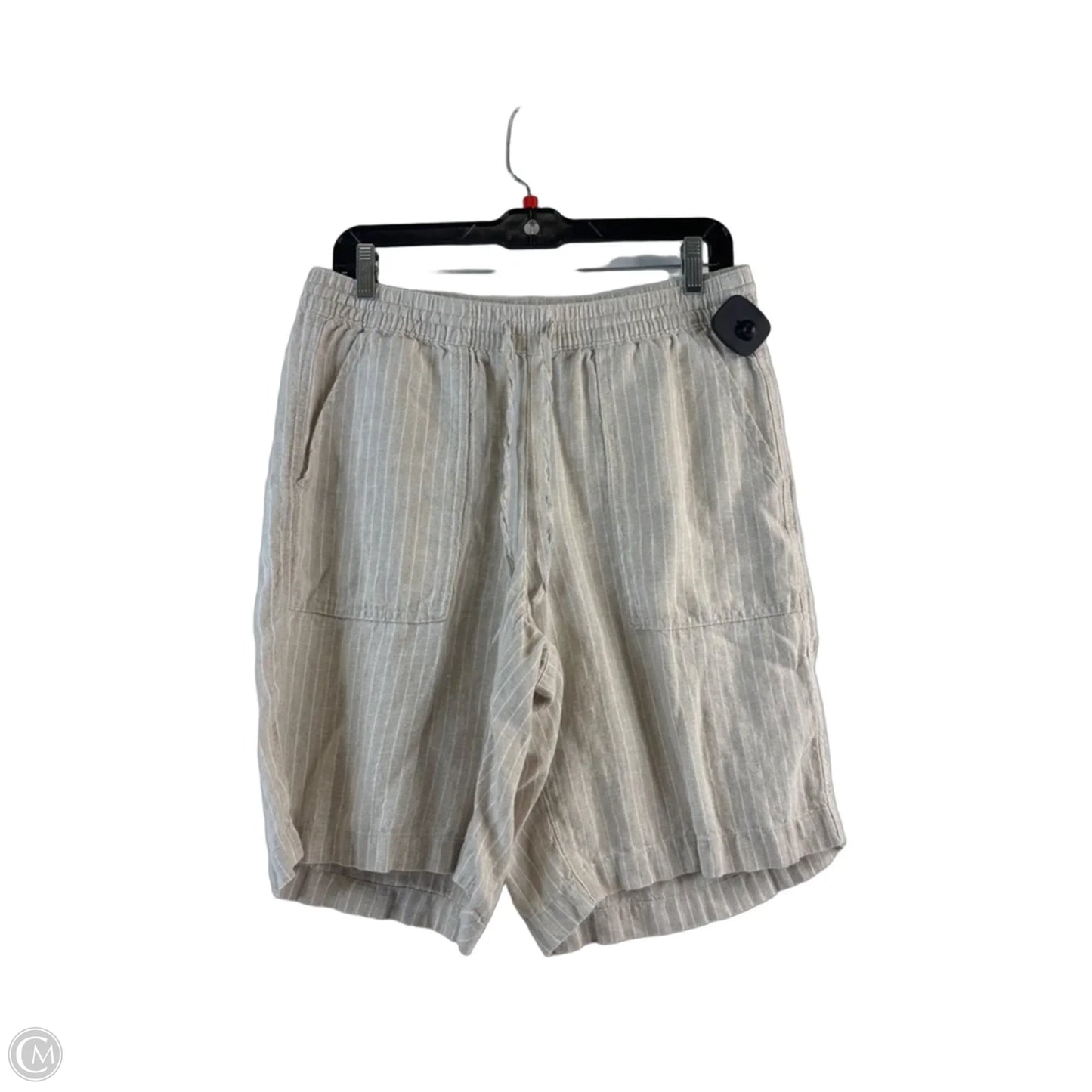 Shorts By Lands End In Tan & White, Size: 10